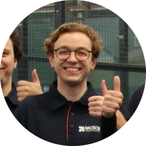 Pieter-Jan met duimen omhoog